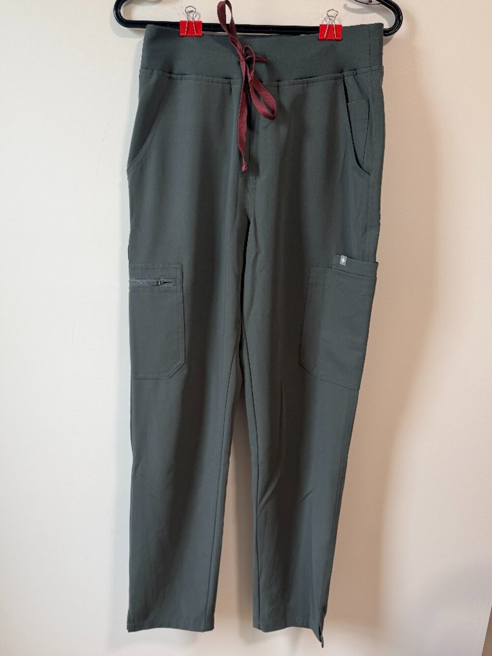 FIGS Yola High-Rise Scrub Pants Bonsai Small